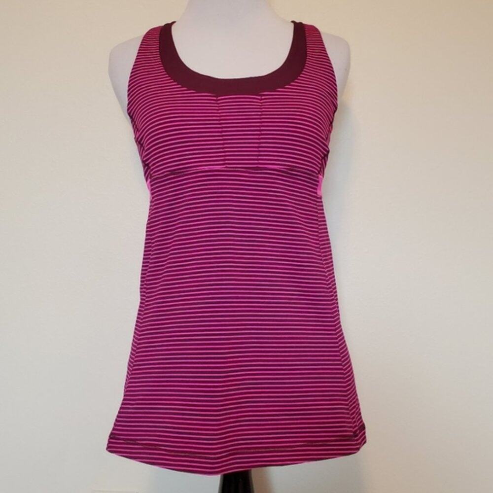 LULULEMON STRIPED TANK TOP